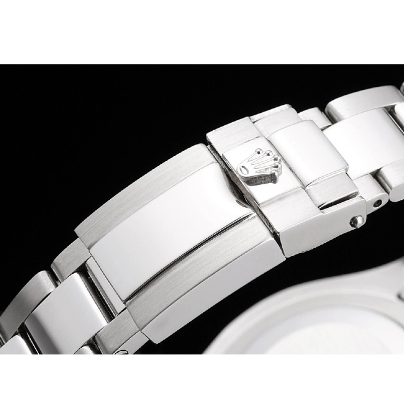 AAA replica watch Steel Yacht-Master And Staniless Rolex Case Dial Swiss Bracelet White 0603